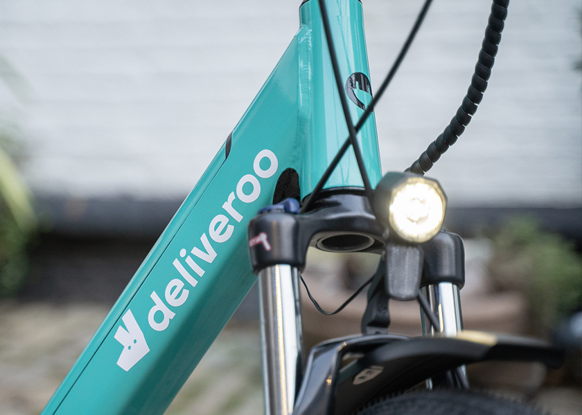 A Tasty Partnership Deliveroo Trials New  E-bikes Programme with Volt