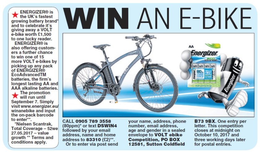 Win an e-bike