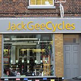 Logo for Jack Gee Cycles, Northwich