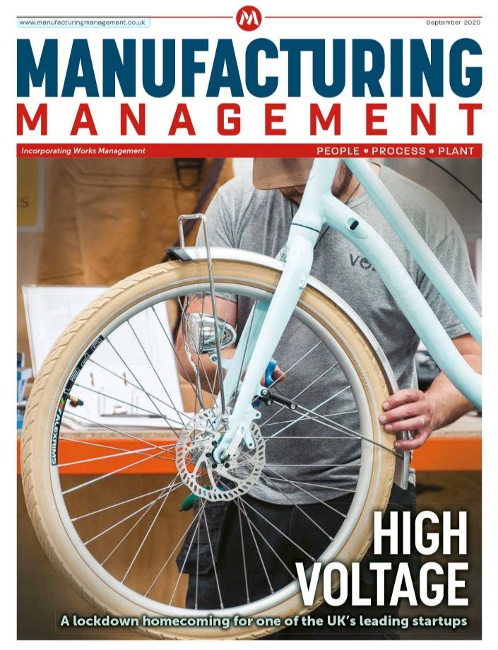 Volt Factory on Manufacturing Management Mag Cover
